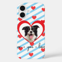 Cute Dog Love Phone Case – Me + You = Love – Adora