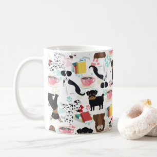 Cute Dog Lover Book Lover Coffee Mug