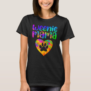Cute Dog Lover Dachshund Mom Funny Mom Weenie Mama T-Shirt