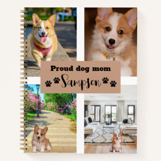 Cute Dog Mom Custom Photo Journals