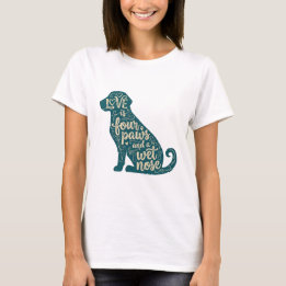 Cute Dog Mom & Dog Dad Gift T-Shirt