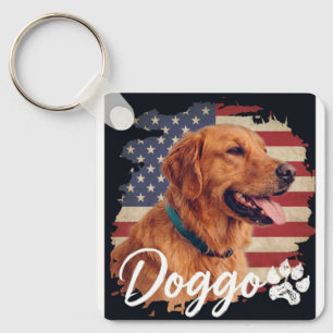 Cute Dog Mom Shirt for Pet Lovers & Puppy Owners Keychain