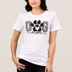 Cute Dog Mom Tri-Blend Shirt
