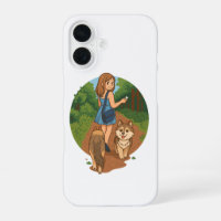 Cute Dog Mom Walking Puppies Forest Trail Illustra