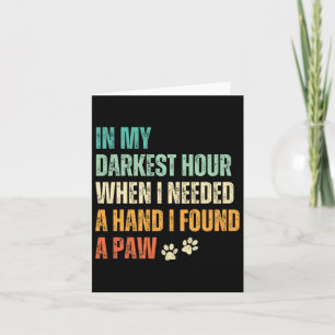 Cute Dog Mom Women Puppies Girl Funny Dog Dad Men Card