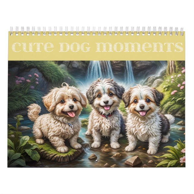Cute dog moments calendar (Cover)