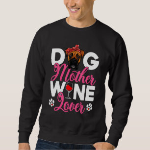 Cute Dog Mother Boxer Dog Mother's Day Sweatshirt