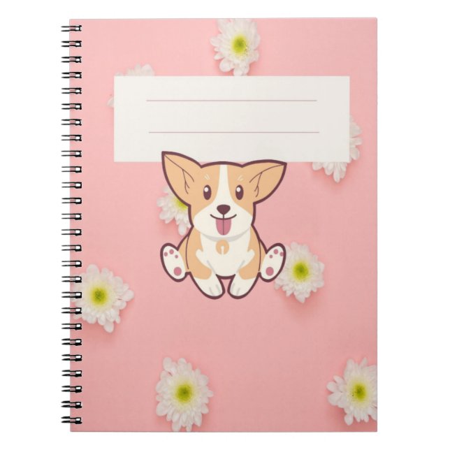 Cute dog notebook (Front)