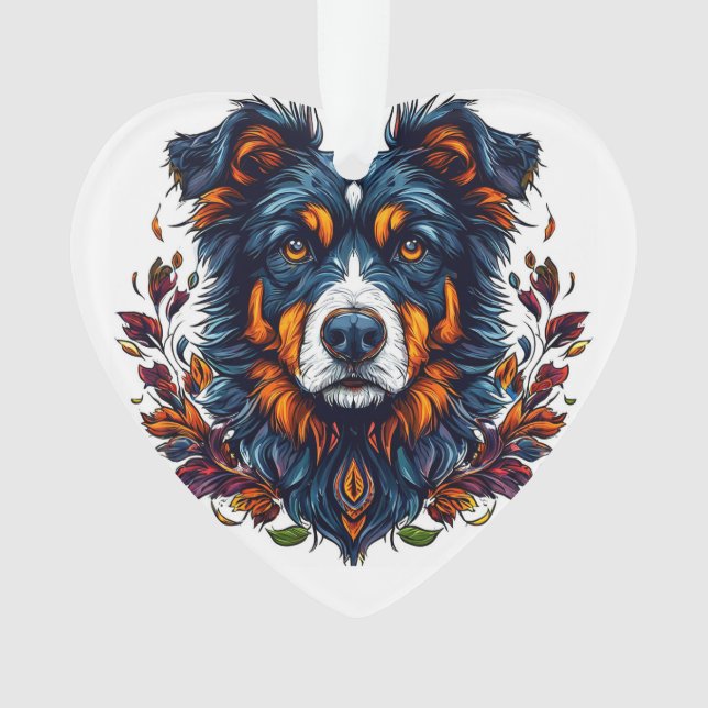 Cute Dog Ornament (Front)