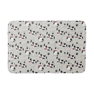 Cute Dog Pattern bath mats