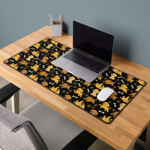 Cute Dog Pattern Desk Mat