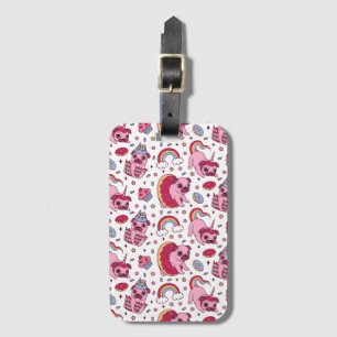 Cute dog pattern for dog lovers luggage tag