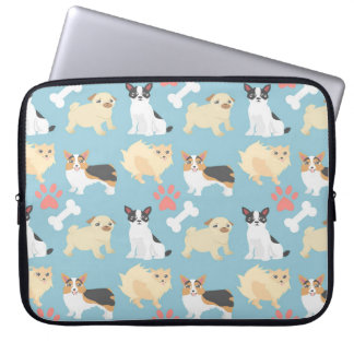 Cute Dog Pattern Laptop Sleeve