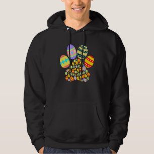 Cute Dog Paw Eggs Happy Easter Day Toddlers Boys G Hoodie