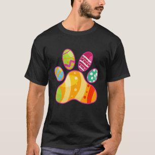 Cute Dog Paw Eggs Happy Easter Day Toddlers Boys G T-Shirt