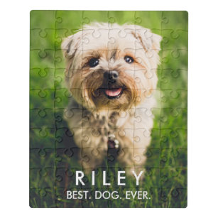 Cute Dog Personalized Pet Photo Custom Jigsaw Puzzle