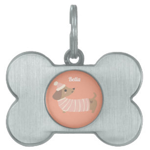 Cute dog pet ID tag