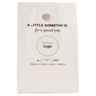 Cute Dog Pet Paper Gift Bags – Personalized Custom