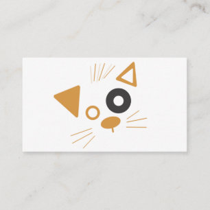 Cute Dog Pet Sitter Service Business Card