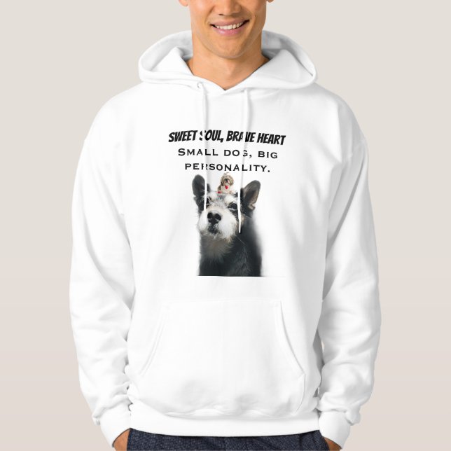 Cute Dog Portrait Hoodie (Front)
