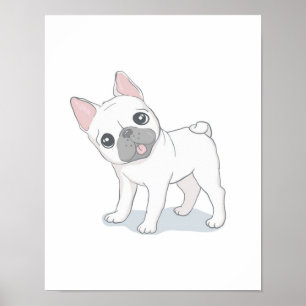 Cute Dog Puppy Gift For Dog Lovers Poster