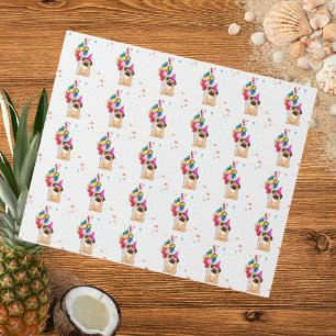 Cute Dog Puppy Themed Kid's Birthday Party Wrapping Paper