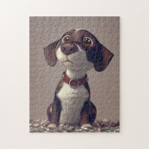 Cute Dog Puzzle: Fun & Challenging for All Ages Jigsaw Puzzle