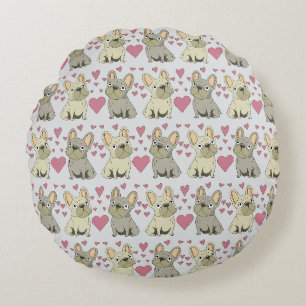 Cute Dog Round Pillow