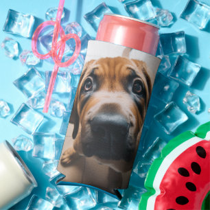 Cute Dog Seltzer Can Cooler