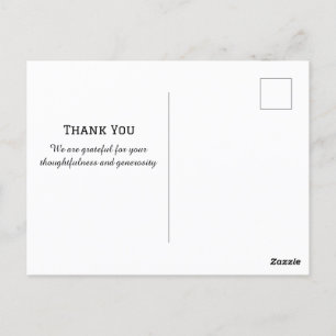 Cute Dog Shihtzu Santa Cap Christmas Thank You  Postcard