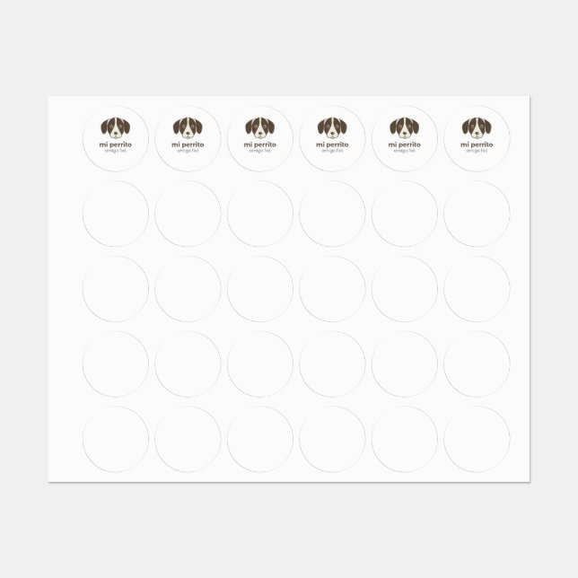 Cute Dog stickers (Sheet)