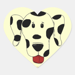 CUTE DOG STICKERS - DALMATION - STATIONERY SUPPLY