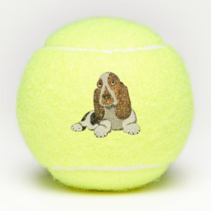 Cute Dog Tennis Balls