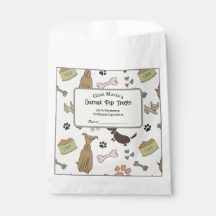 Cute Dog Treats Favour Bag