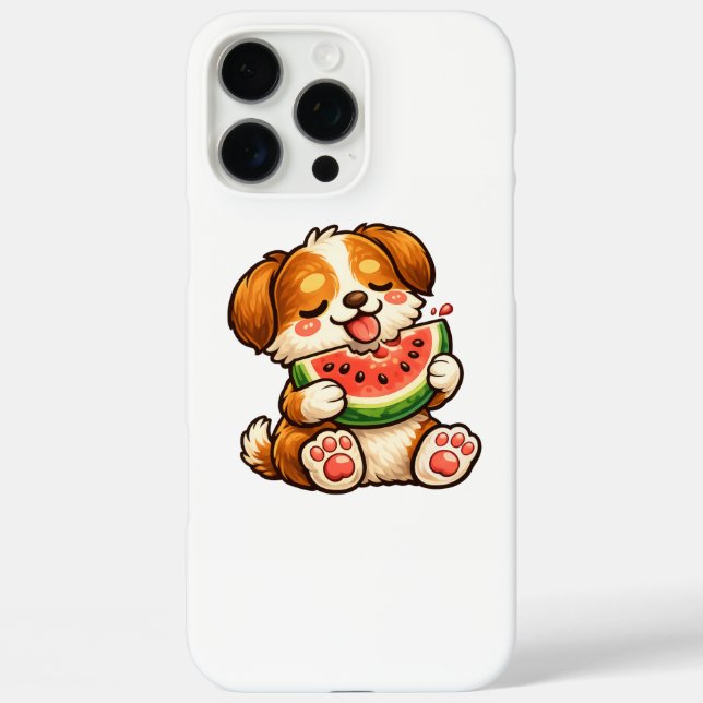 Cute Dog Watermelon Case-Mate iPhone Case (Back)