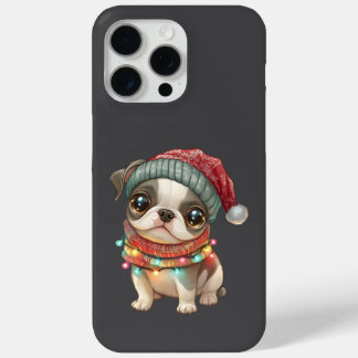 Cute Dog With Christmas Theme On Phone Case