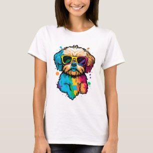 Cute Dog With Glasses T-Shirt 