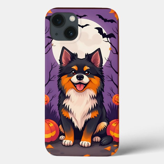 Cute Dog With Halloween Decorations Case-Mate iPhone Case (Back)