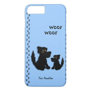 Cute Doggie Family Personal Case-Mate iPhone Case