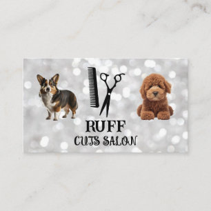 Cute Doggies   Salon Tools Business Card