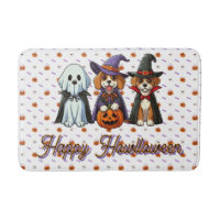Cute Dogs as ghost, witch, & vampire