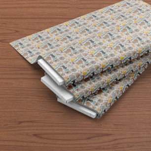 Cute Dogs Cartoon Seamless Pattern Fabric