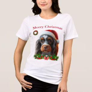 Cute dogs Christmas T-shirts