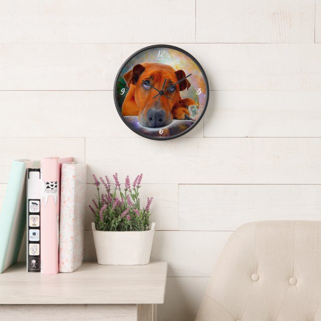 Cute Dogs Clock (Reading Room)