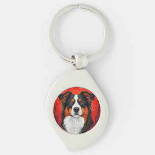 Cute Dog's face Keychain