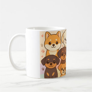 Cute dogs mug