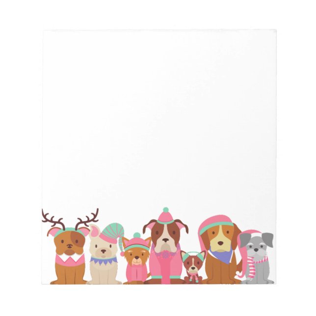 Cute dogs notepad (Front)