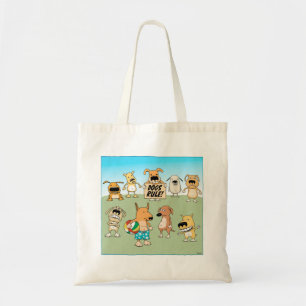 Cute Dogs Rule tote bag