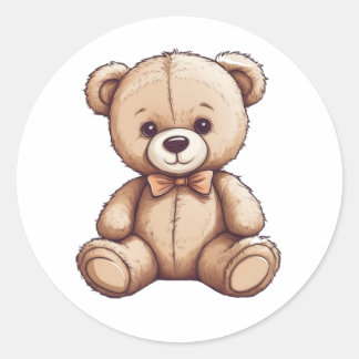 cute doll teddy bear sticker