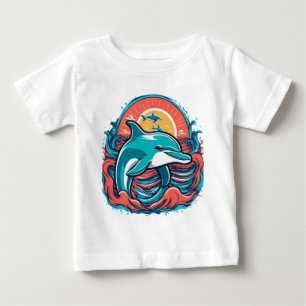 Cute dolphin Baby T-Shirt